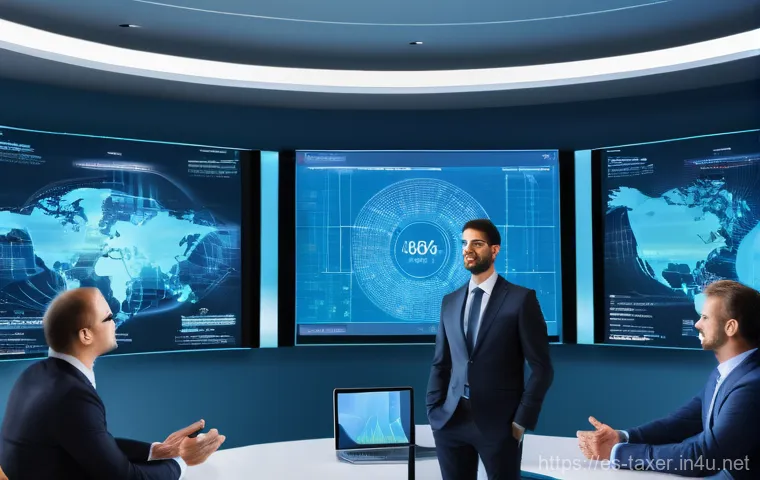 세무사와 다국적 기업 세금 리스크 관리 - 0 initiatives. A third screen presents AI-driven analytics, predicting fiscal risks and opportunitie...