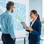 세무사와 회계사의 차이 - **A Trusted Tax Navigator:** A professional and reassuring tax advisor, casually dressed in business...